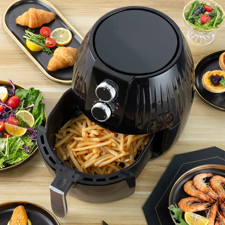 Лидер продаж, вращающаяся воздушная фритюрница с двойной корзиной West Point Rose Gold