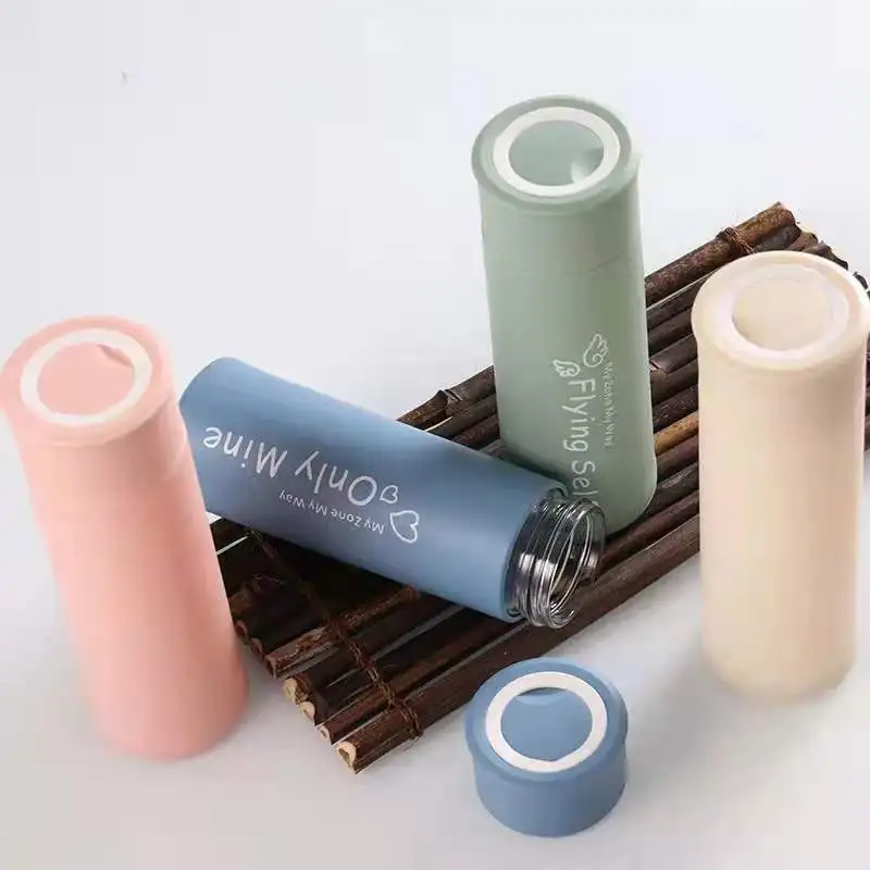 double   glass  bottle