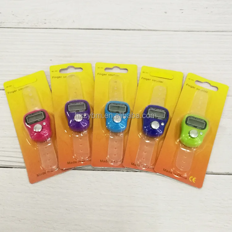 Finger digital tally counter