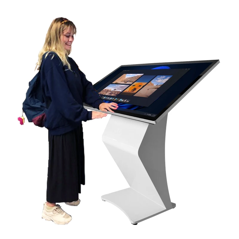 Wholesale Hot Sale 43 inch self service vertical touch screen kiosk lobby touch screen