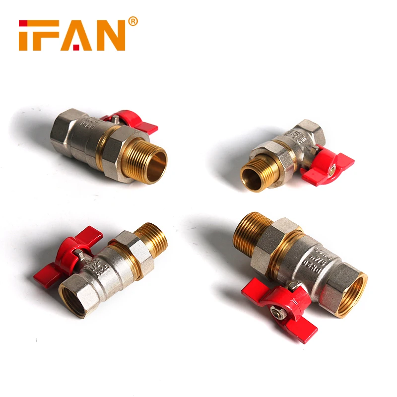 IFAN OEM 1 2 3 4 inch PN25 Water Gas Oil Copper Brass Ball Valve