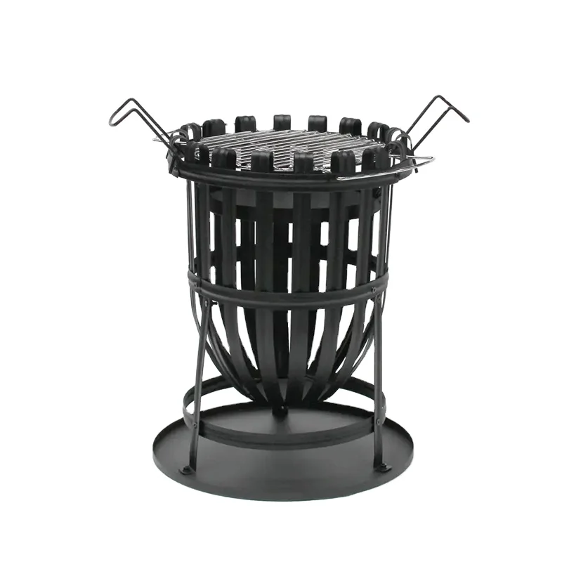 MEIJI Лидер продаж гриль для барбекю для кемпинга на открытом воздухе решетки черная картина уголь барбекю Корзина Форма печки