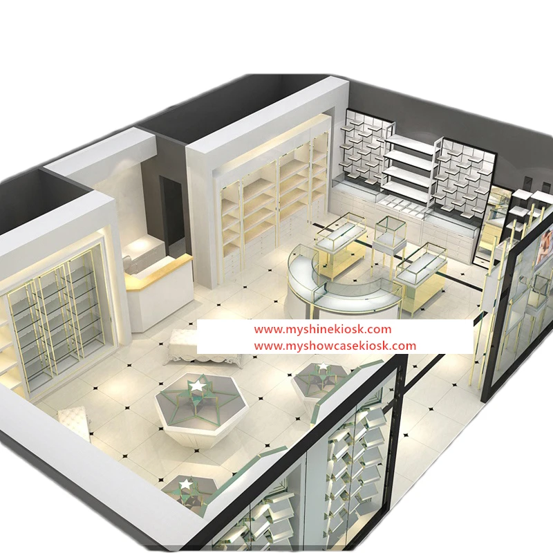 Лидер продаж, Красивые Украшения, стеклянный дисплей, витрина, выставочная мебель для ювелирных изделий