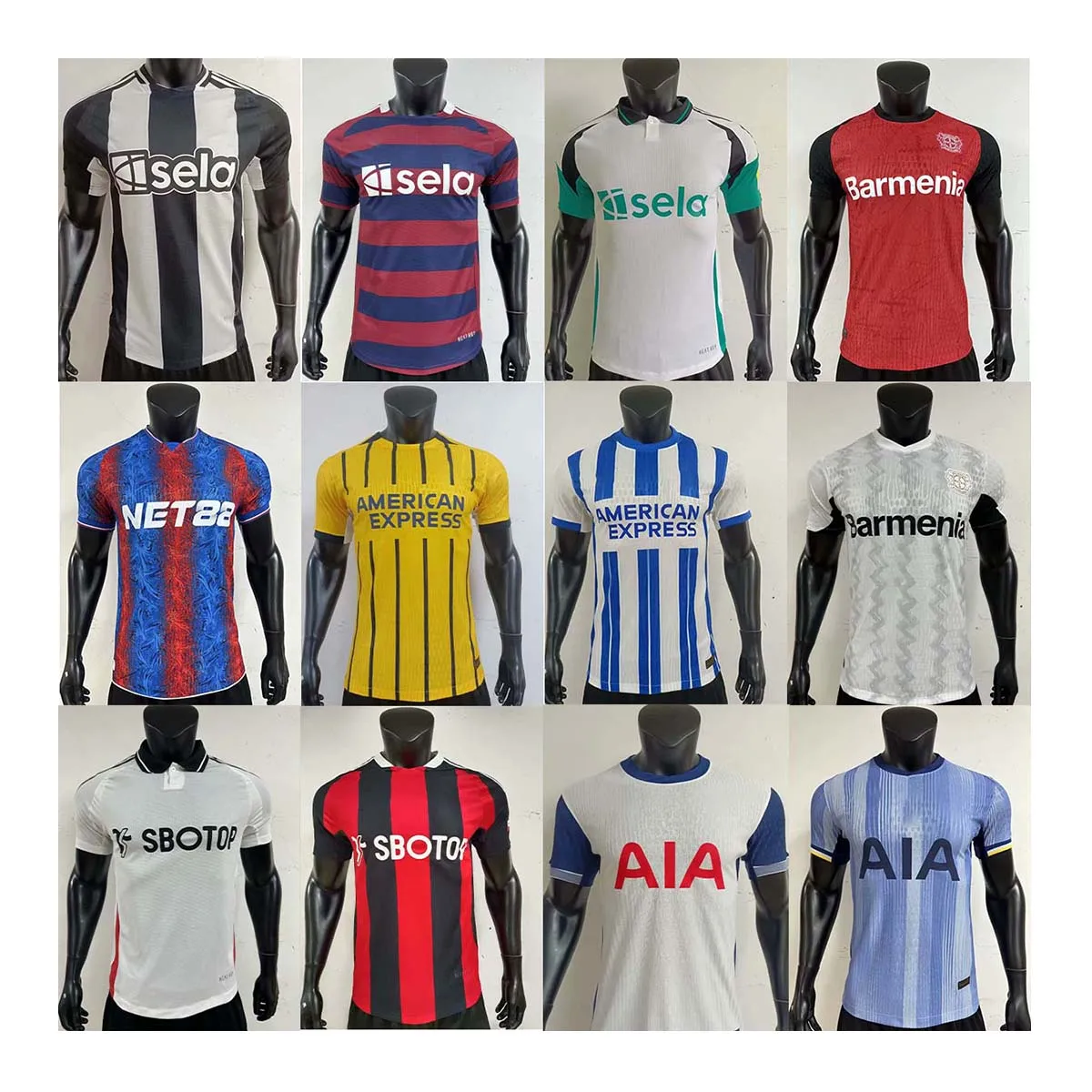 Индивидуальная мужская футбольная Майка 24-25 сезона Таиланд Fulham Brighton kids football kit