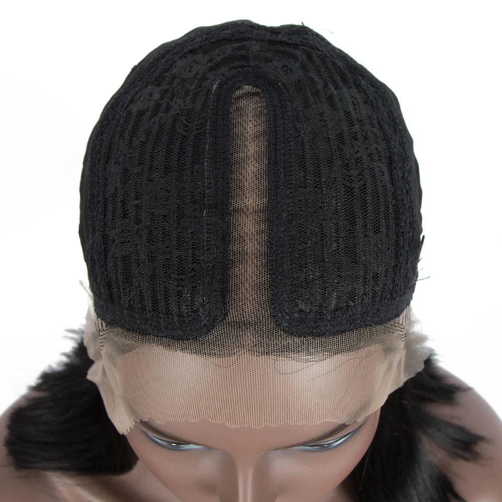 Термостойкий синтетический парик на сетке прямые короткие парики с эффектом омбре средней длины термостойкие синтетические