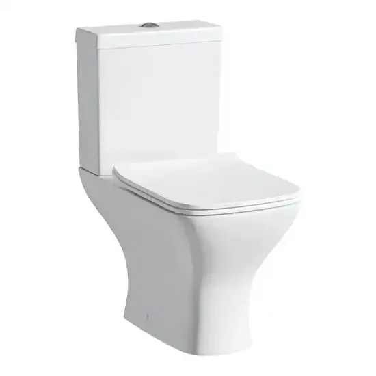 China sanitary ware  toilet bowls big square toilet for european market Rimless ceramic soft close toilet seat home bathroom