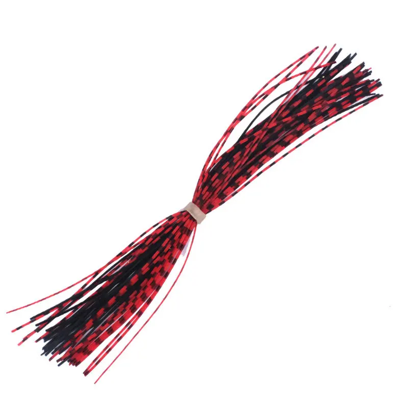 Wholesale silicone fishing trolling lure skirts for replacement soft jig squid octopus skirt lure