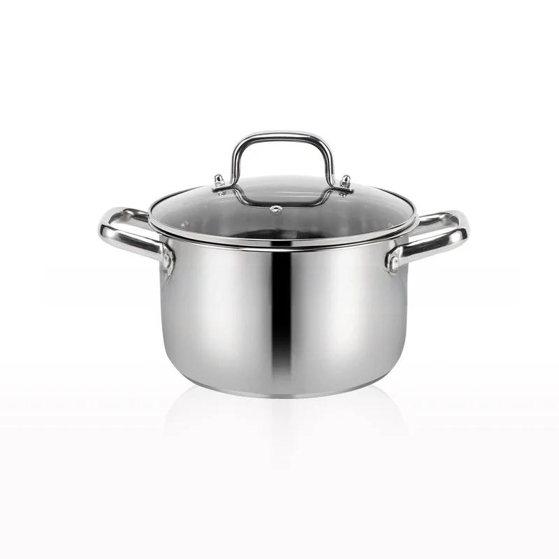 12-Piece Portable Stainless Steel Cookware Set with Thickened Multi-Layer Bottom Saucepan for Cooking Travel Iron Saute Pans