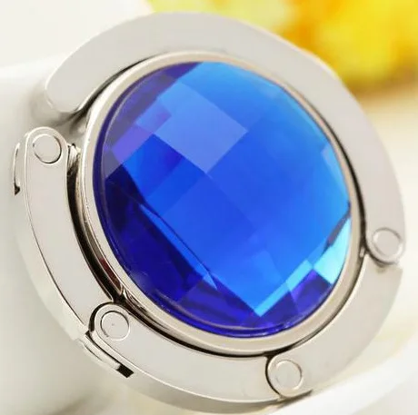 Portable folding crystal bag hanger table hook diamond bag buckle metal bag hanger hook