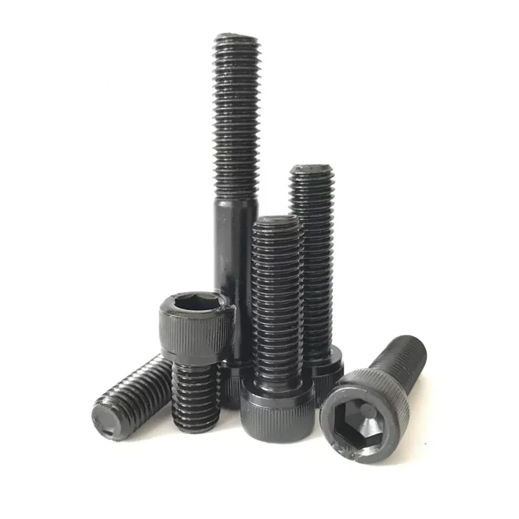 3/16 1/4  5/16 3/8 1/2 5/8 7/16 Inch Imperial UNC UNF Black Oxide Alloy Steel Allen Hex Socket Head Cap Screws Bolts