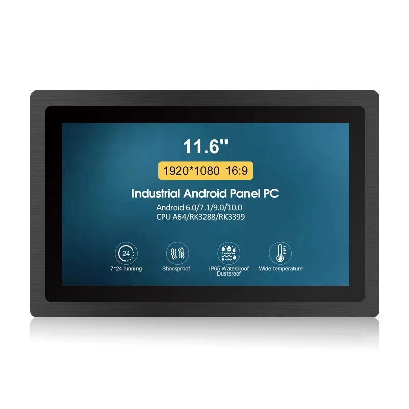 Touchthink 11.6 Inch Android Industrial Touch Screen All In One Panel Pc, All-in-one With ID Card Reader