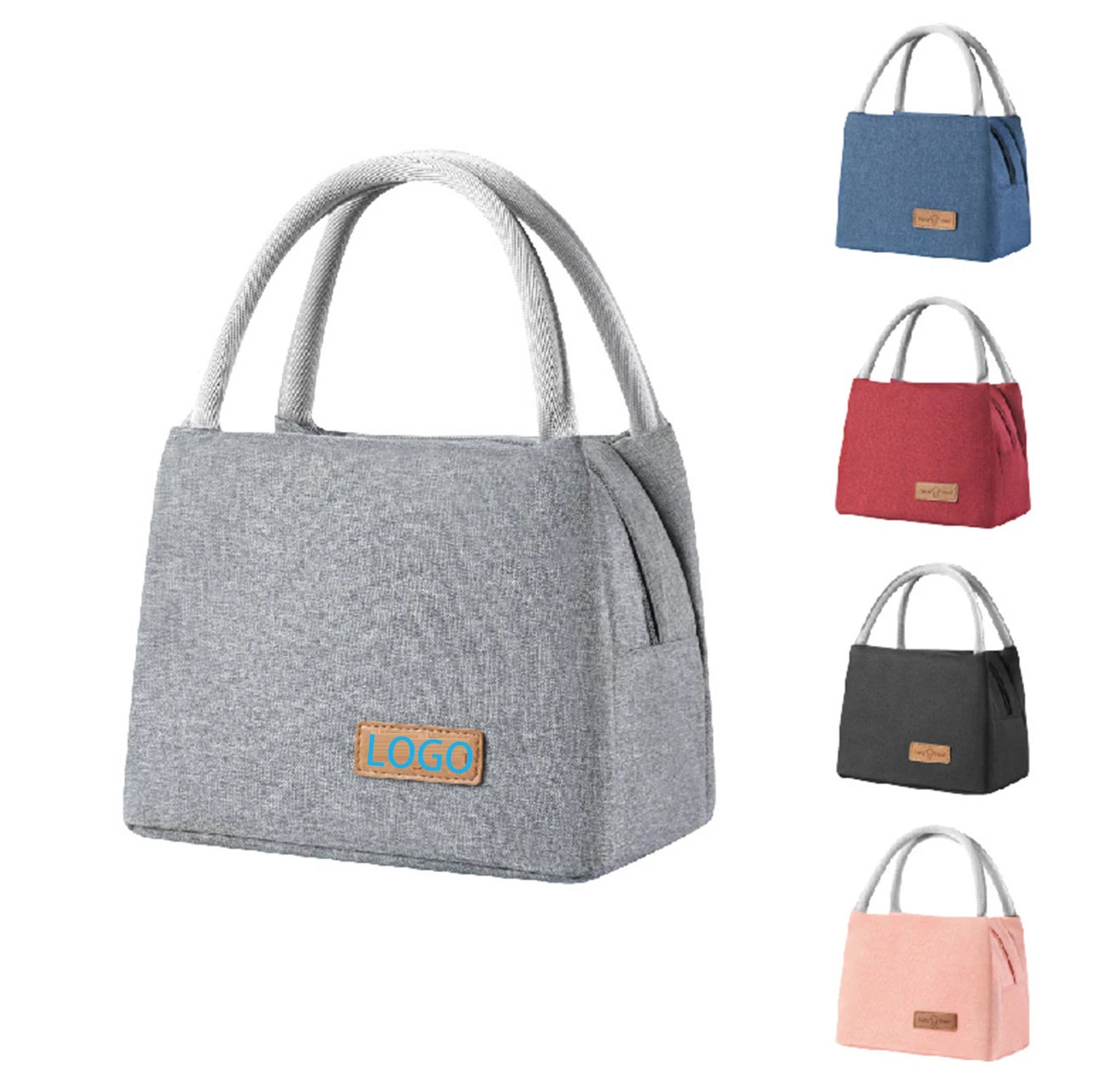 Factory wholesale cationic thickened aluminum foil multi-color portable insulation work school lunch box or case for students