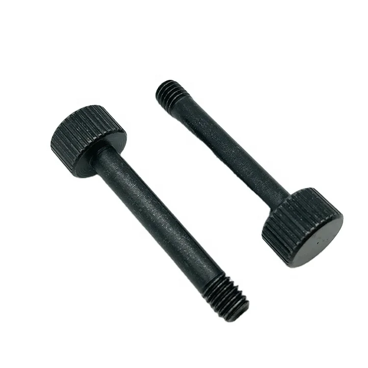 M3 m4 m5 m6 Knurling Flat Head Knurled Thumb Screw Hand Tighten Computer Screws