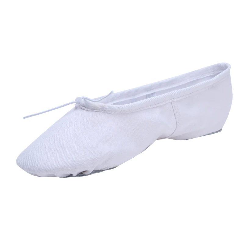 factory outlet high quality canvas Ballet Slippers leather Soles Dance Shoes for kids