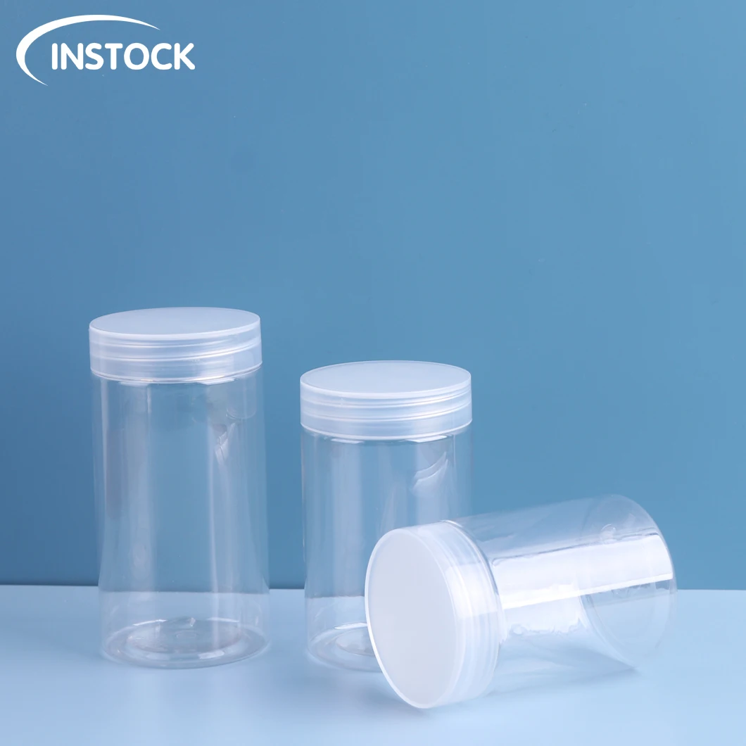 Plastic Jars 30/40/50/60/80/100/120/150ml Storage cosmetic plastic cookie jars with lids cosmetic Cream Jars