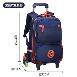 Factory direct sale children trolley school bag fashion trolley travel case backpack for kids