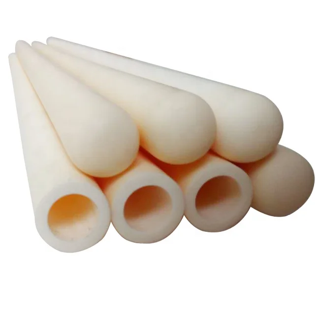 Thermocouple protection high alumina 99.5%  tube /  alumina ceramic tube
