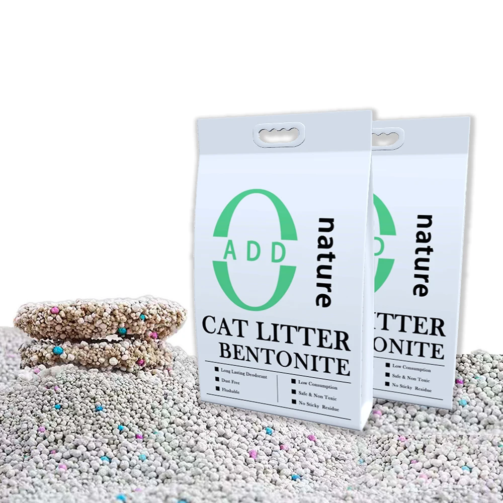 Direct Sale Production Line Cat Sand 10L Fine Bentonite Cat Litter Silica Gel Cat Litter Cyrstal