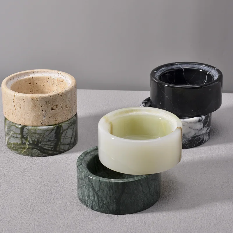 Maxery Arabic Natural Stone Multi-Material Aromatherapy Diffuser with Cup-Shaped Design, a Luxurious and Elegant Candle Holder