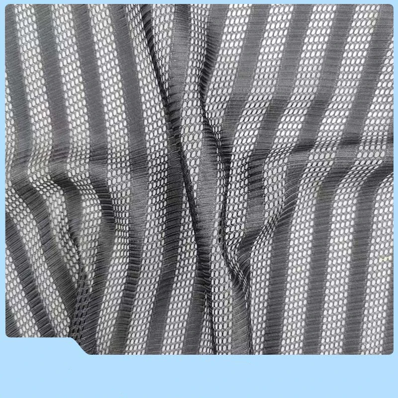 Полиэфирная сетчатая неэластичная узкая полоса быстросохнущая комфортная ткань дышащая для одежды
