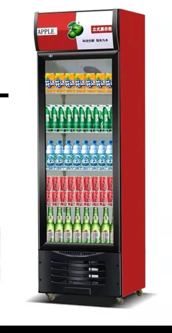 Glass Door Pepsi Beverage Cooler Commercial Display Freezer Refrigeration Equipment
