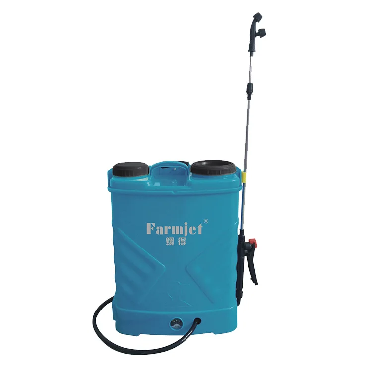 Farmjet 18L Plastic Water Tank Battery Power Pump Agricultural Electric Pump Sprayer