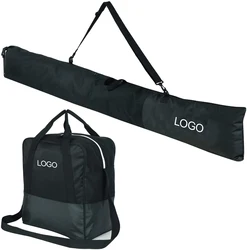 New Arrival Custom Padded Ski Bag and Boot Bag Combo Men Women Ski Travel Bags