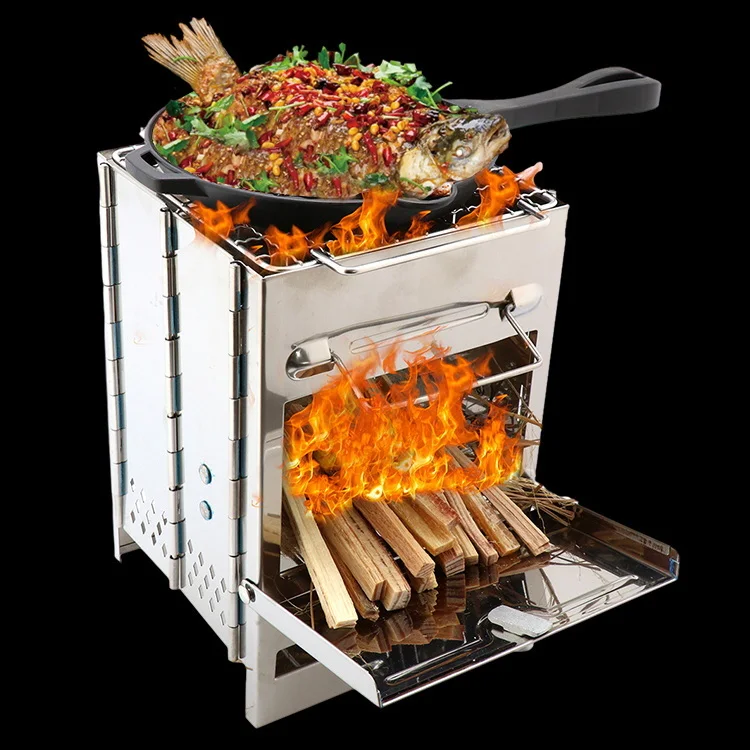 Baiyuheng Wholesale New Design Portable Windproof Camping Oven Stove