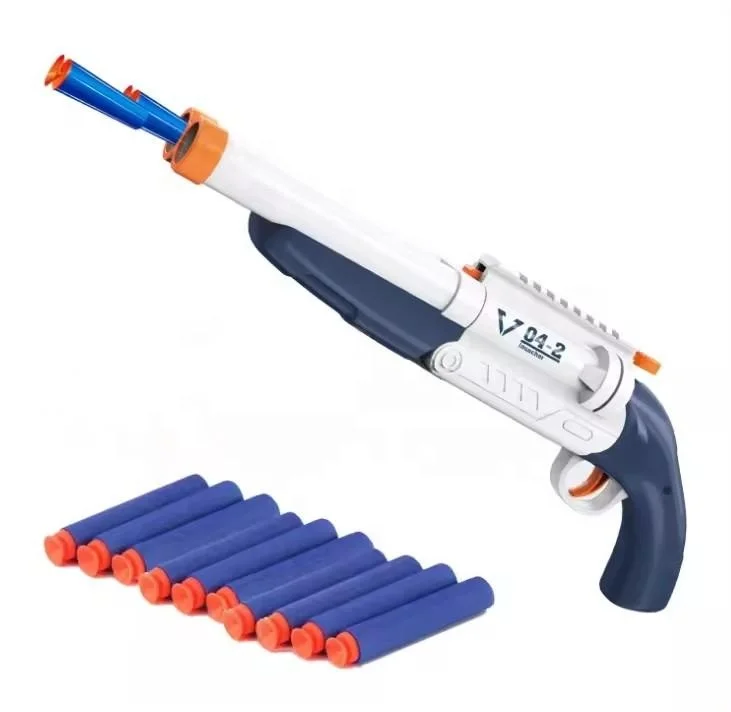 Wholesale Shotgun EVA Foam Blaster Gun Toy Plastic Manual Soft Bullet Blaster Gun for Children