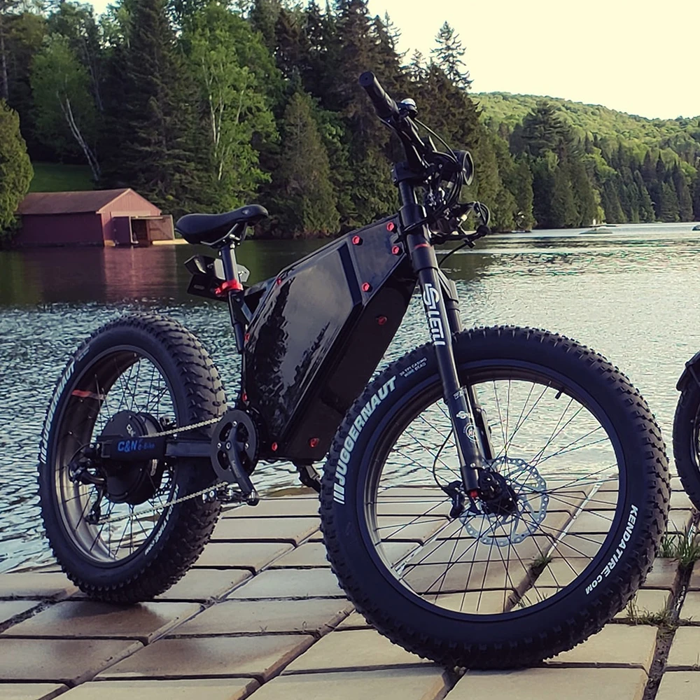 New Velo Electrique E Bicycle 72V 3000W Fat Electric Bike Vintage Ebike Electric Fat Tire Bike Electric Bicycle for adult