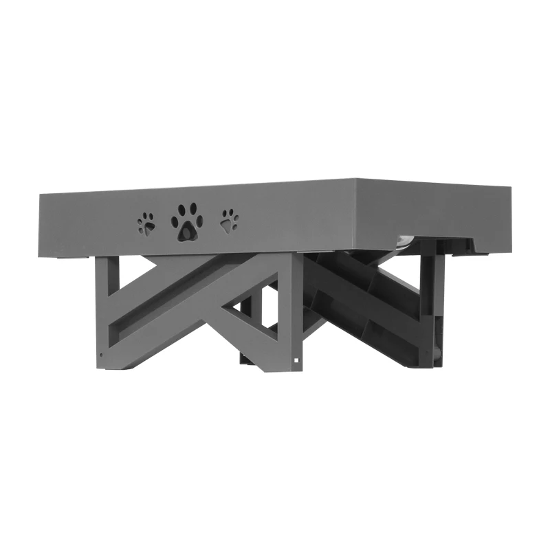 Original factory adjustable height plastic pet bowl