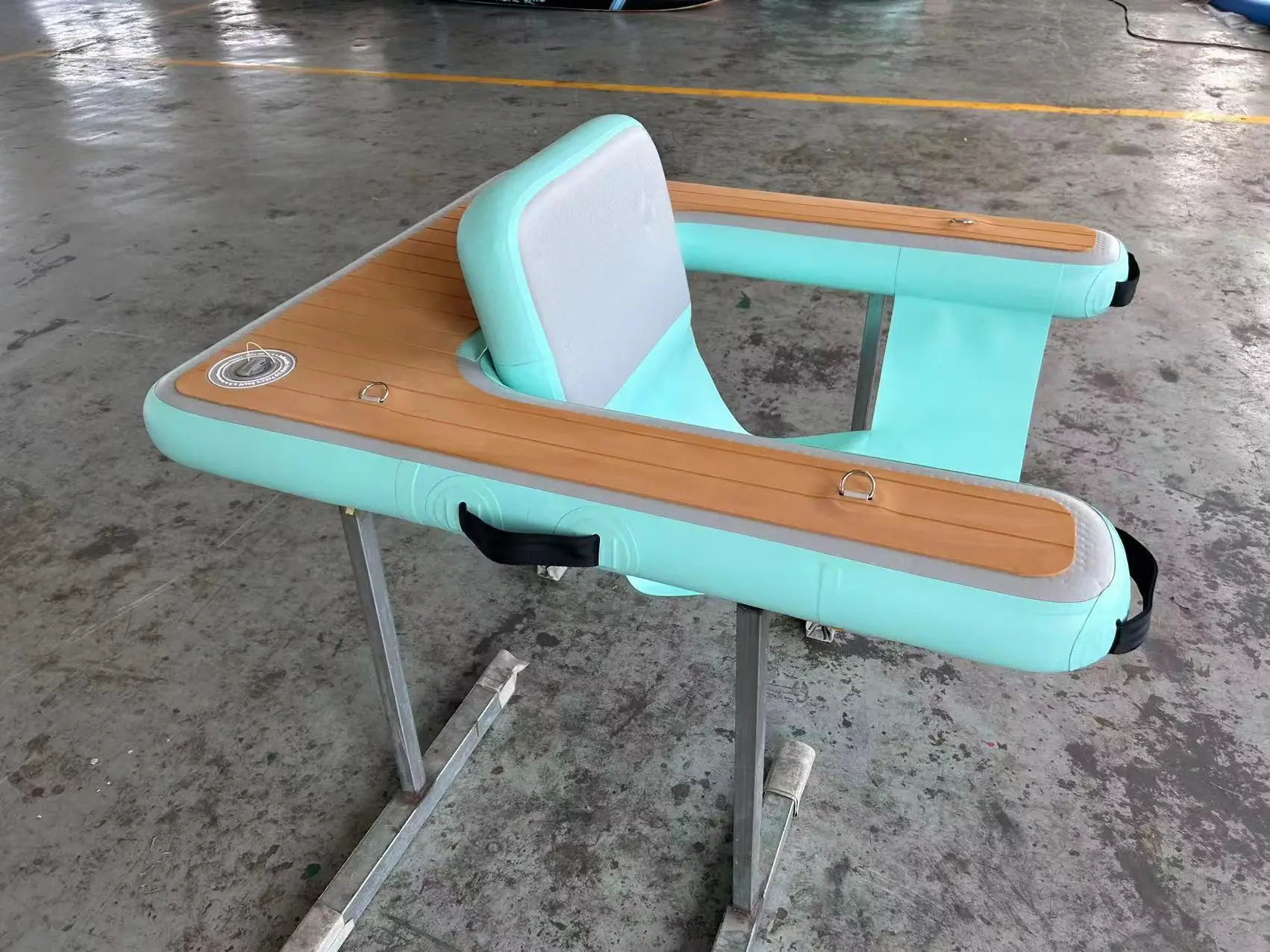 Pool Inflatable Island Floating Lounge Water Floating Sofa Chair For Yacht