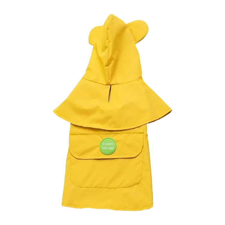 Factory direct dog raincoat full package four legs waterproof poncho teddy small medium rain shelter clothing