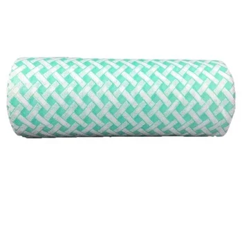 spunlace nonwoven fabric hexagonal beehive embossed pattern heavy duty industry viscose cellulose PP polypropylene