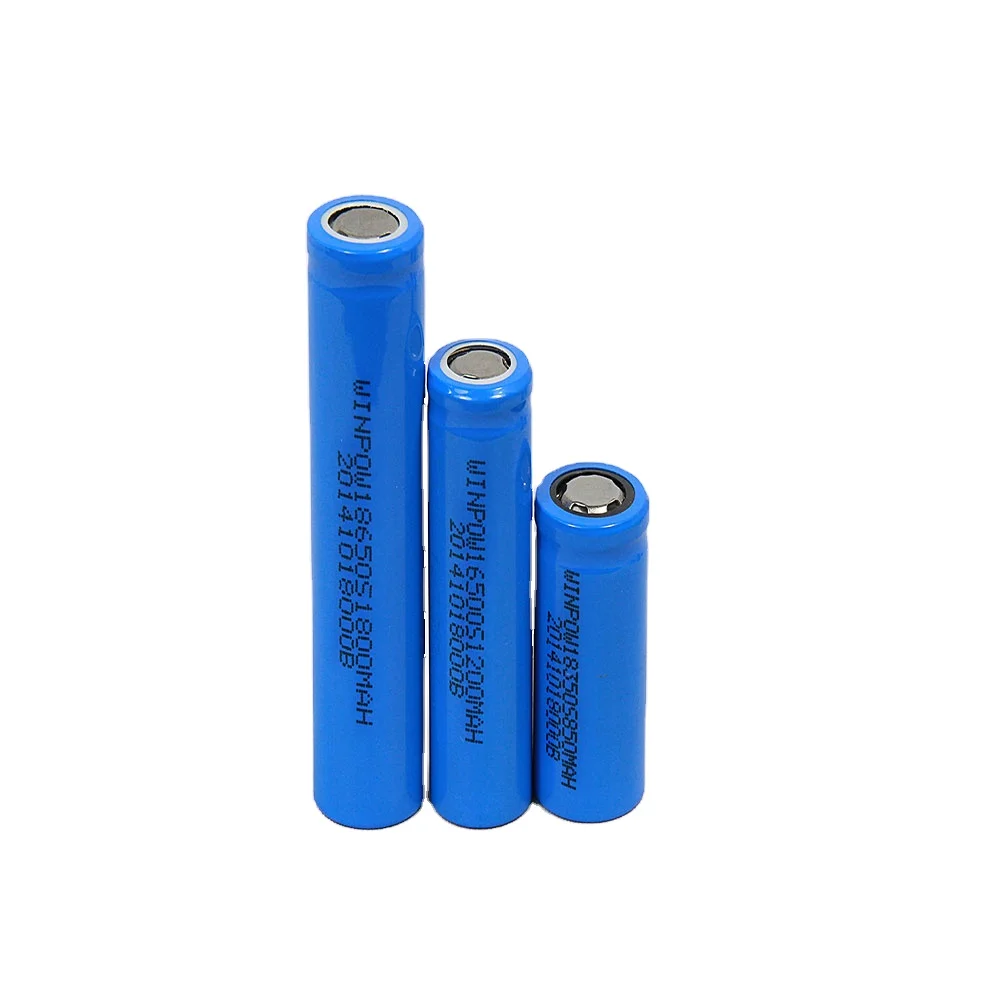batteries pack  18650 3.7V rechargeable li-ion lithium  battery