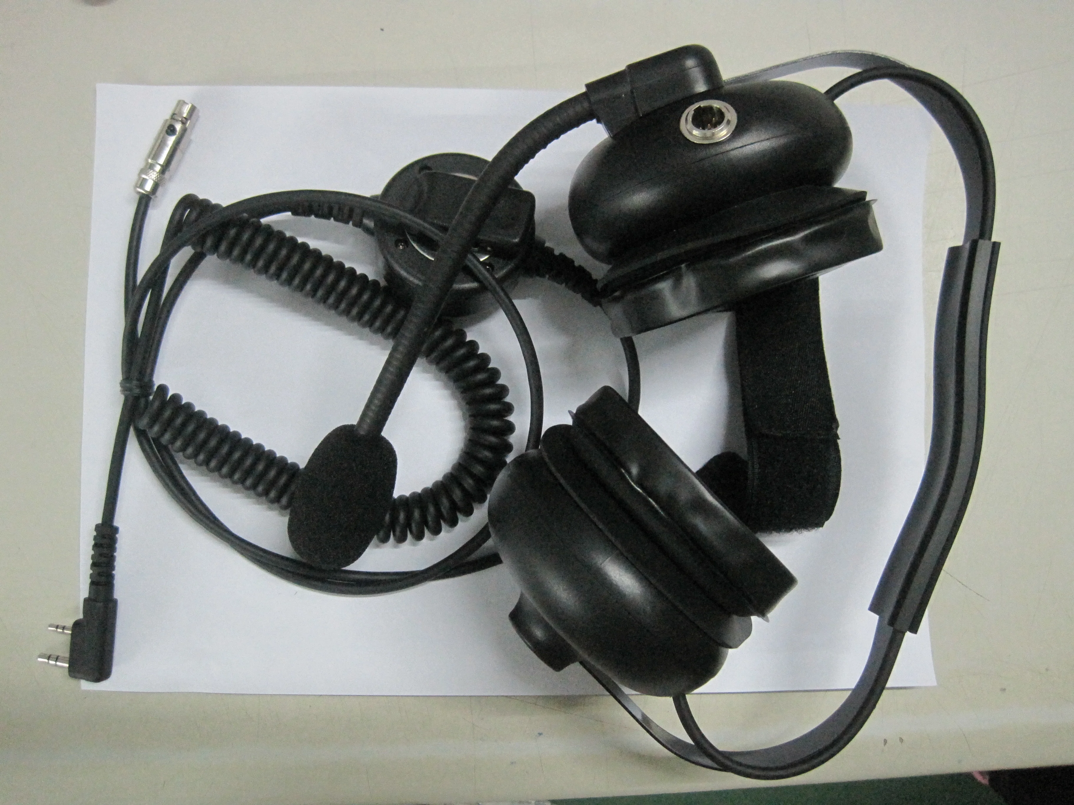 Walkie talkie heavy duty headset HRE-5051 earpiece for kenwood radios