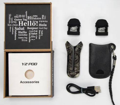  2021 VAPING POD Kit Ecigs System 2ml Capacity vaporizer vape mod Metal case for use in atomization