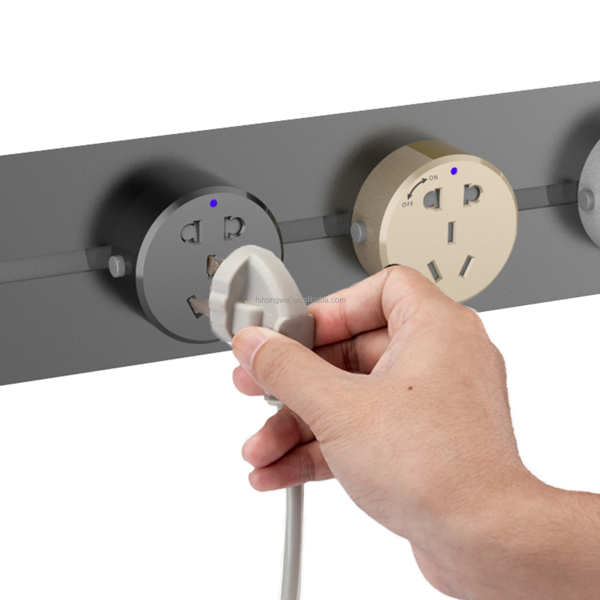 
electrical socket power track wall 