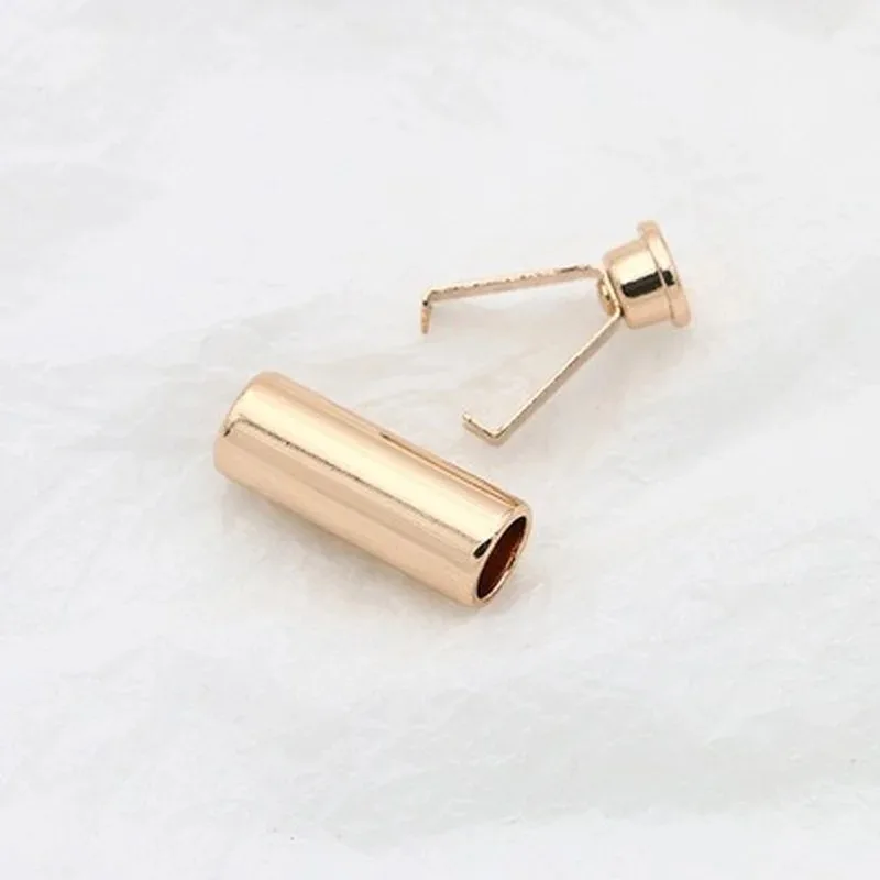 Rectangle Cord Ends Lock Stoppers Detachable Stopper With Lid Cap For Rope Apparel Sportswear Parts Accessories