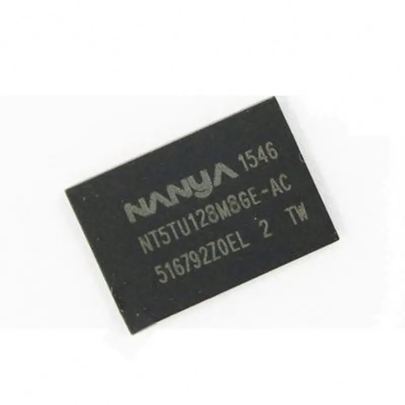 Hot sale Nt5tu128m8 Dram Chip Ddr2 Sdram 1Gbit 128Mx8 1.8V Nt5tu128m8he-Ac