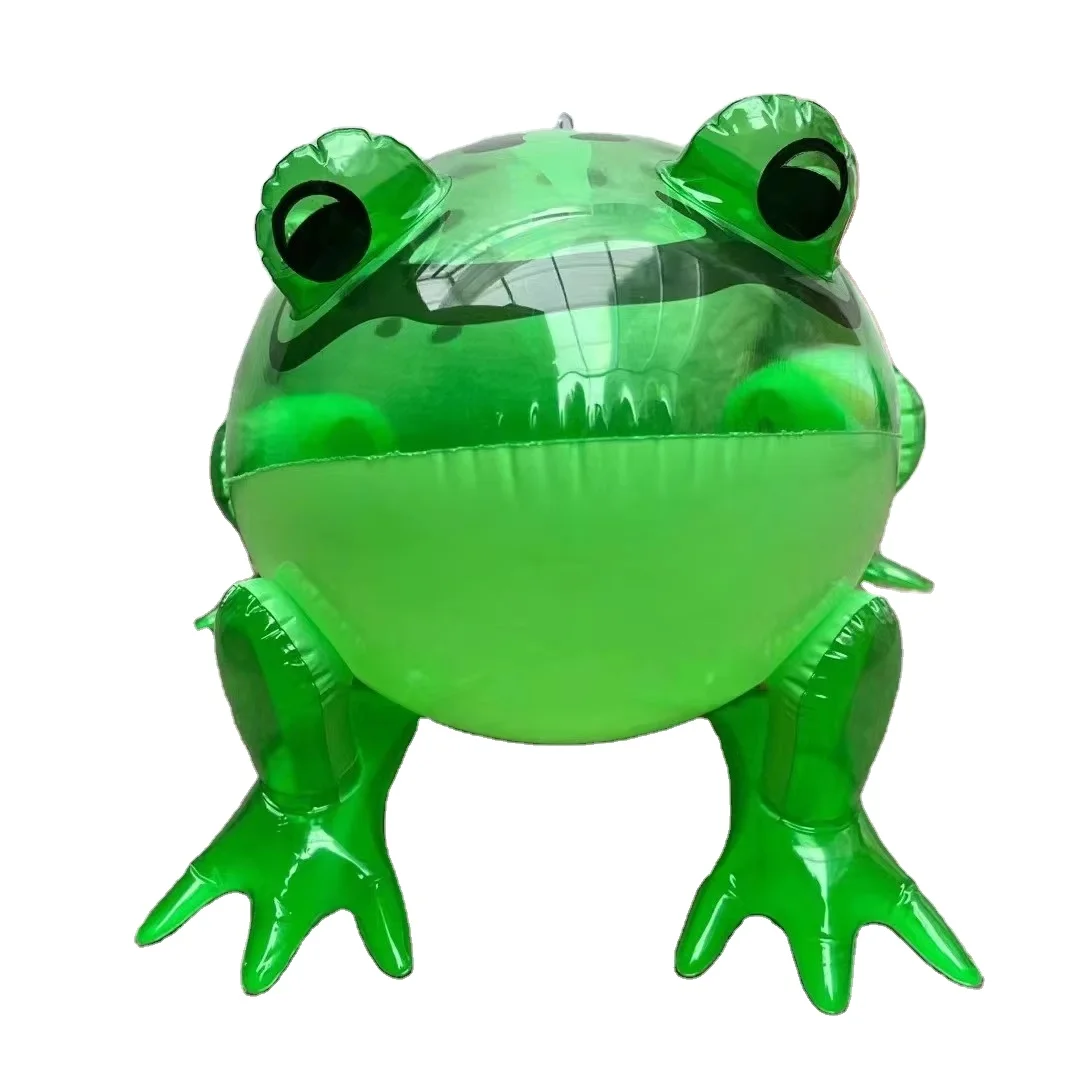Internet celebrity frog balloon wholesale inflatable frog glowing toad frog cub inflatable toy