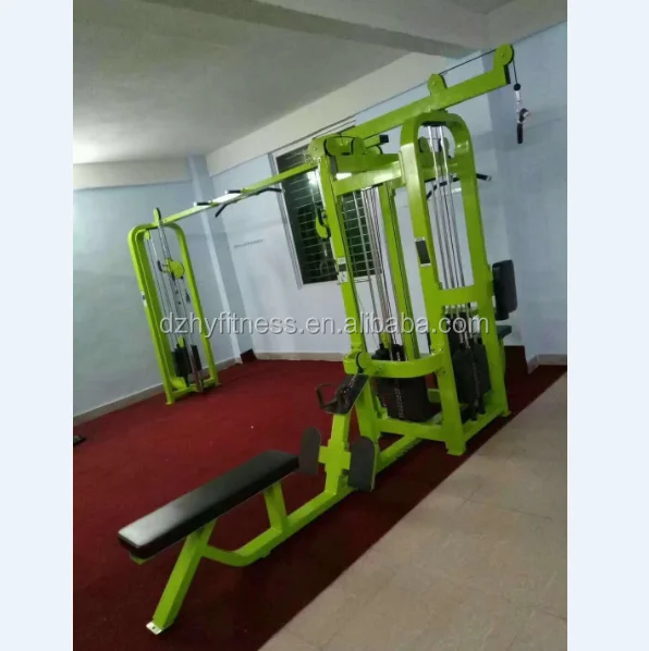 High Quality Commercial Fitness Multi Jungle 5 Stacks 5 In 1 Gym Equipment 5 Station Multi Jungle Gym Equipment