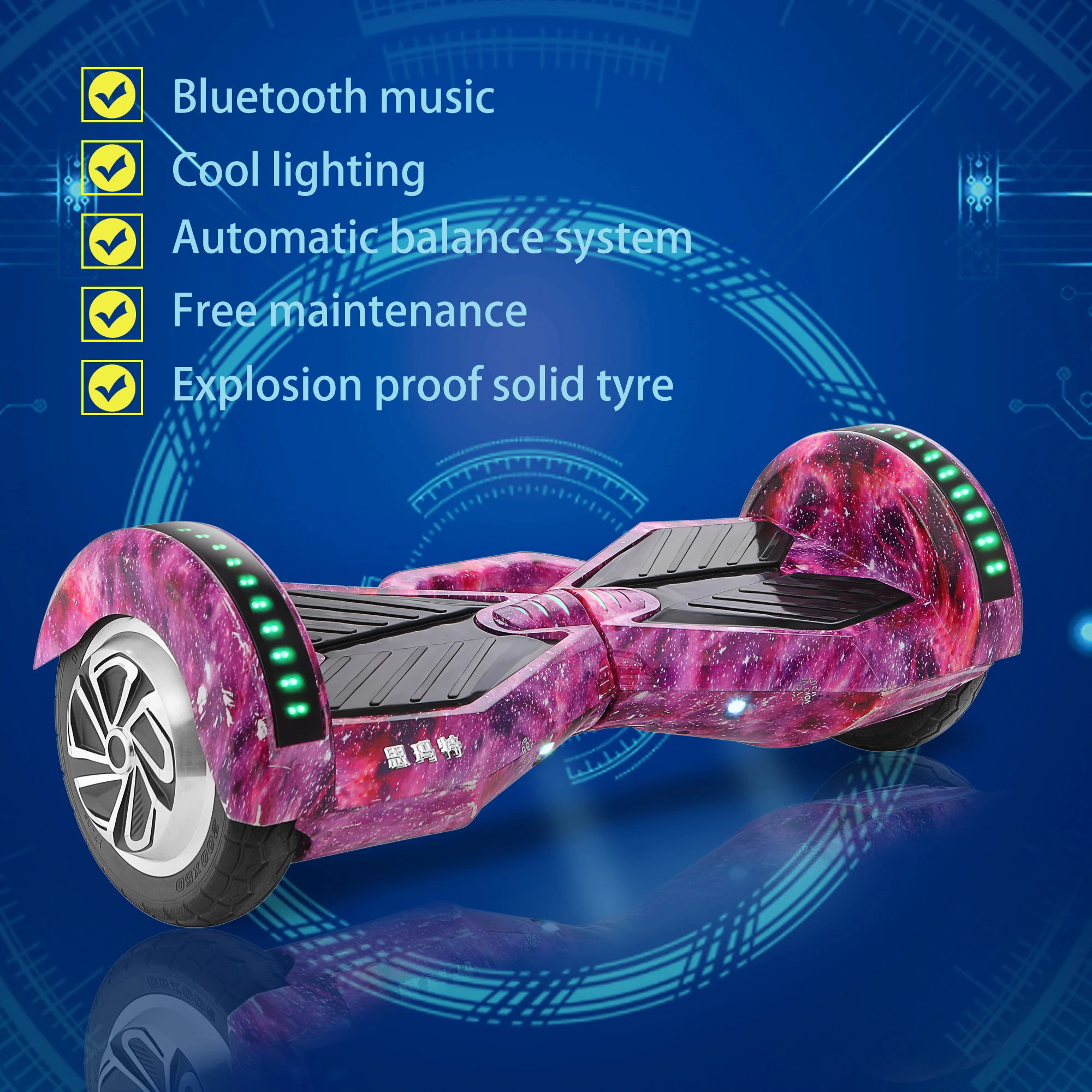 EU US local warehouse drop ship 6.5 inch hoverboard UL-2272 self balancing scooter 2 wheels UK drop ship by DPD or DHL