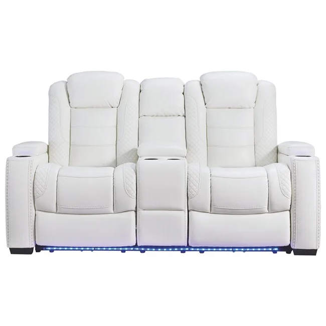 CY  Movie Theater Seating Private Leather VIP Home Cinema Seat Sofa Luxury Electric Home Cinema Reclining Sofa With Cup Holder