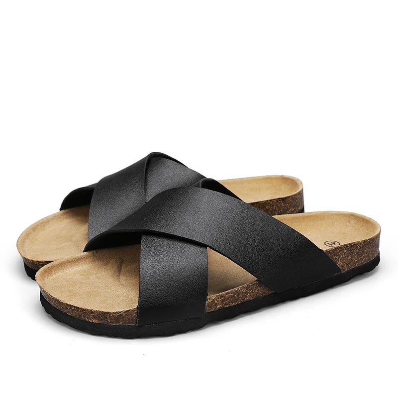 Customizable Luxury Style Home Slippers Mens Fashion Sandals Slide Slippers Manufacturer For Men