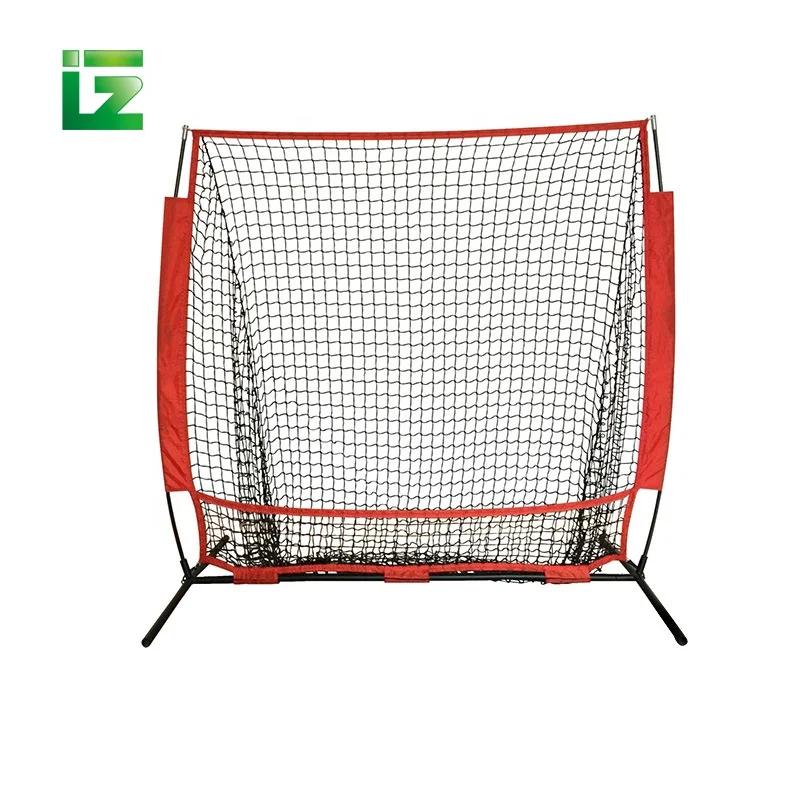 Portable 5*5FT Baseball Pitching Training Net Golf Accessories Soft Ball Training Net Baseball Practice Net
