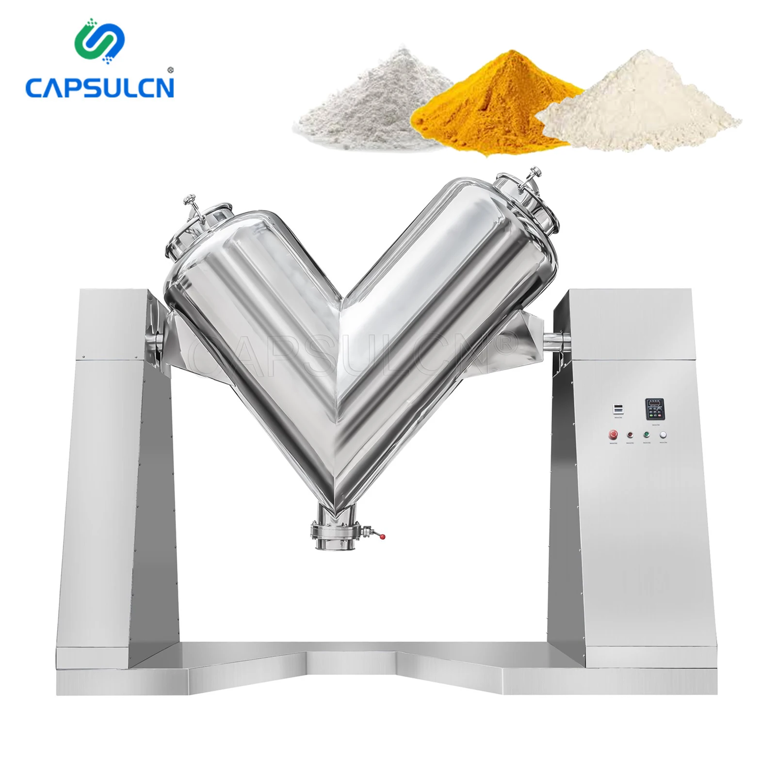 High Efficieccy Suitable for Metal Powder/Carbon Powder/Silicon Powder V Type Mixer V Shape Powder Mixer