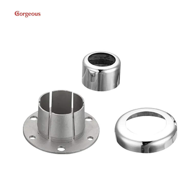 glass handrail brackets stainless steel standoff  handrail railing round cover stainless steel handrail accessories