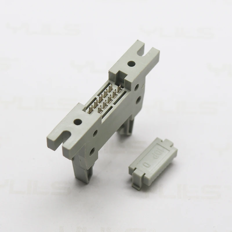 Customize box female 1.27Mm 2.0Mm 2.54Mm pitch 2X8p 12X6p 2X18p 2X20p 180 degree dip type 2.0mm grey electrical plug connector