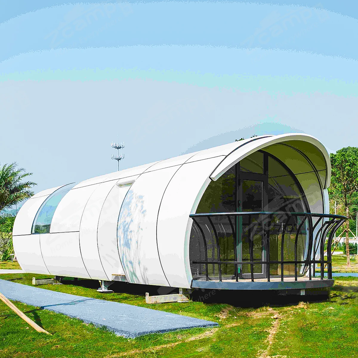 Zcamp C5 Prefab House Boat Luxury Floating Hotel Other/ Tiny Houses Modular Villa/ 2 Bedroom Prefab Homes Ready To Ship